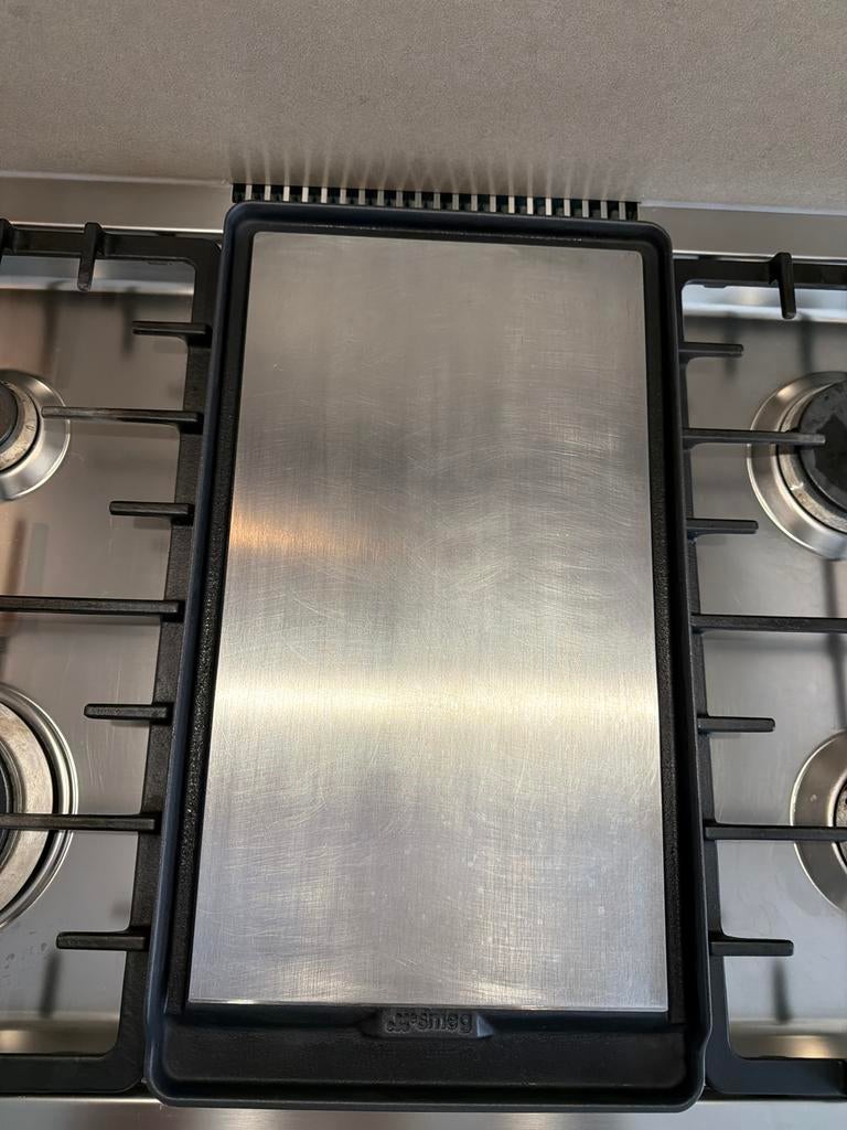 Smeg tepanyaki plaat, Huis en Inrichting, Keuken | Potten en Pannen, Ophalen, Gebruikt, Rvs, Overige typen