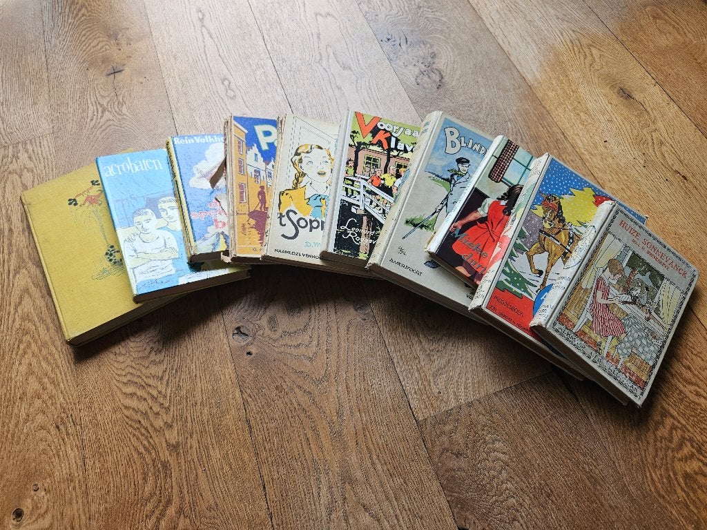 Vintage kinderboeken collectie Diverse titels jaren 1930-70, Boeken, Gelezen, Diverse auteurs, Ophalen of Verzenden, Fictie