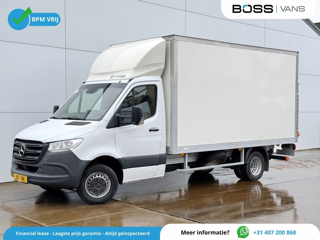 Mercedes-Benz Sprinter 515 1.9 CDI Laadklep Dubbellucht Clim, Auto's, Bestelauto's, Gebruikt, Zwart, 4 cilinders, Wit