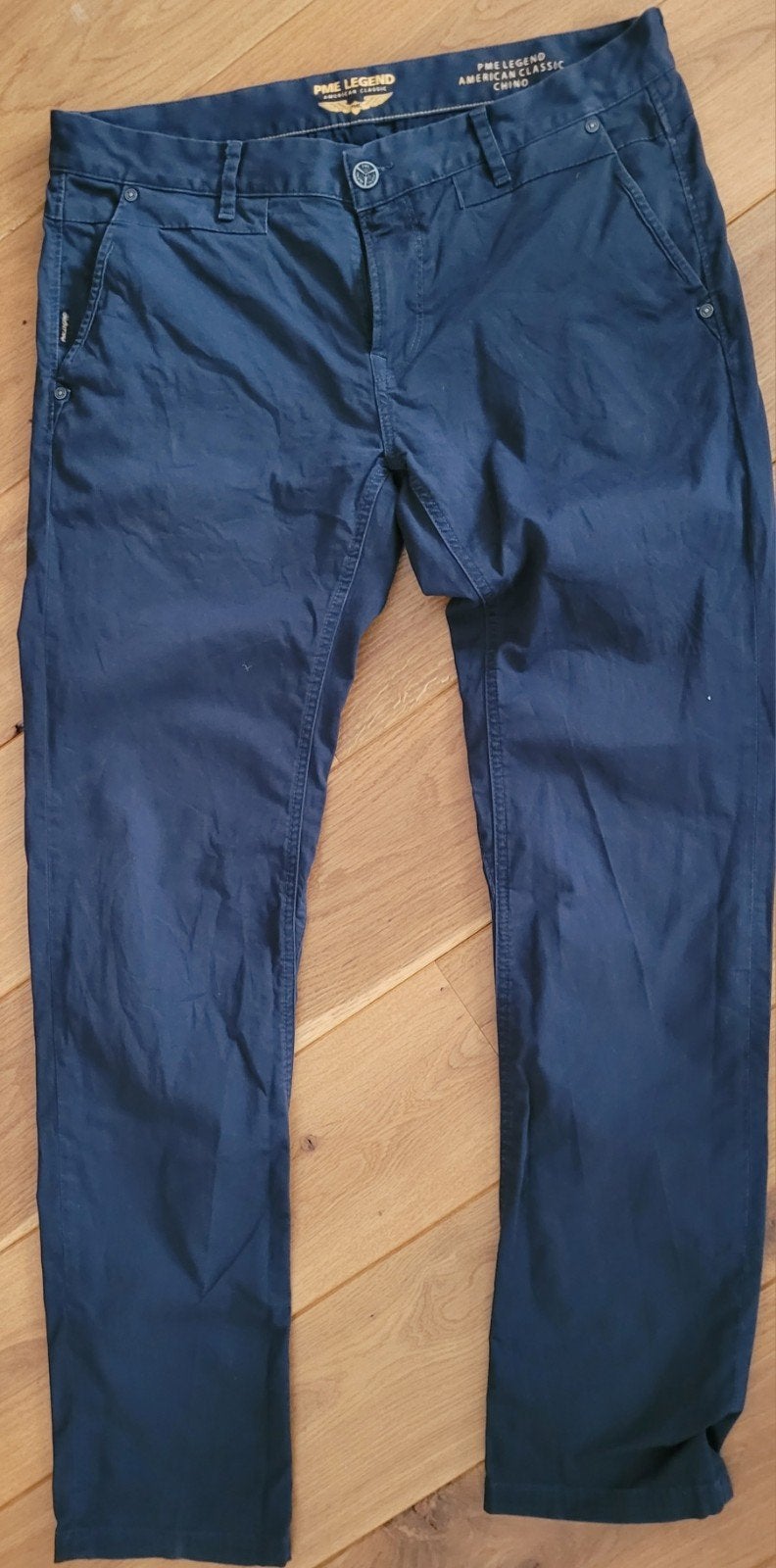 PME Legend Classic Chino - Donkerblauw W35 L34, Kleding | Heren, Overige jeansmaten, Zo goed als nieuw, PME Legend, Verzenden