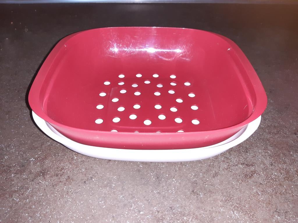 Tupperware allegra multischaal / uitlek schaal / vergiet, Ophalen of Verzenden, Schaal