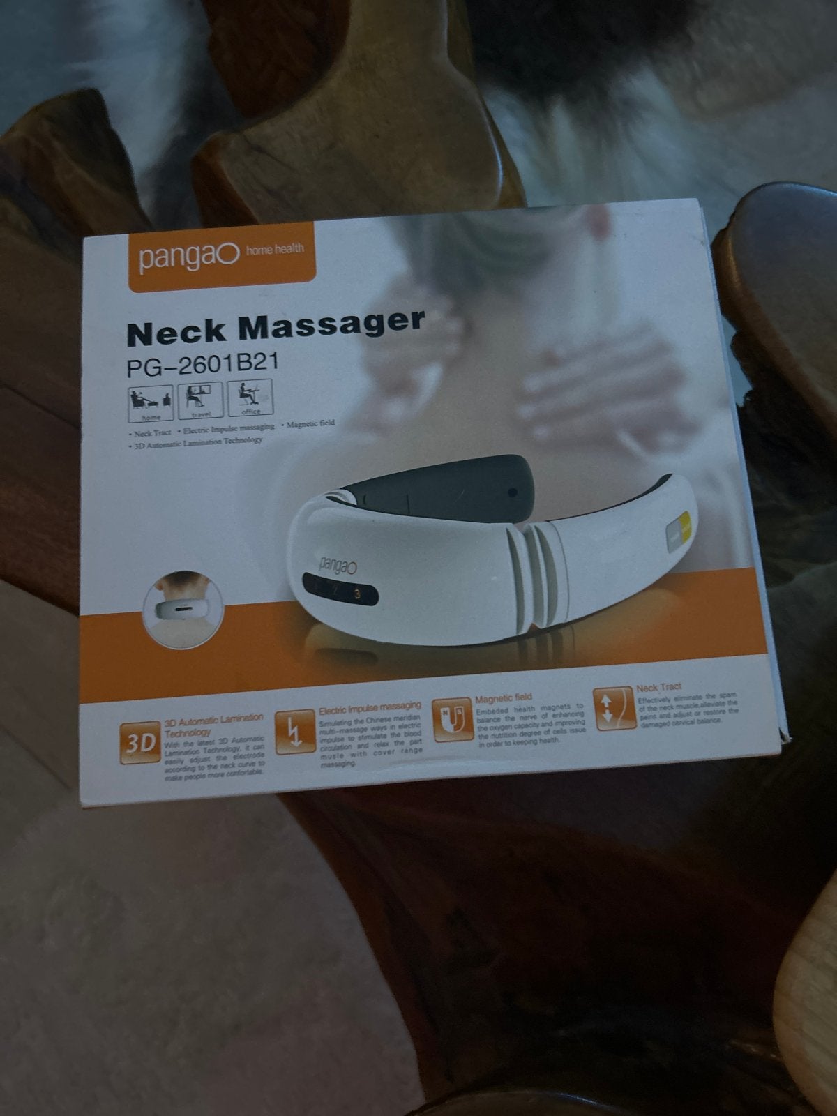 PangaO Nek Massager PG-2601B21 - Nieuw in doos, Ophalen of Verzenden, Nieuw, Apparaat