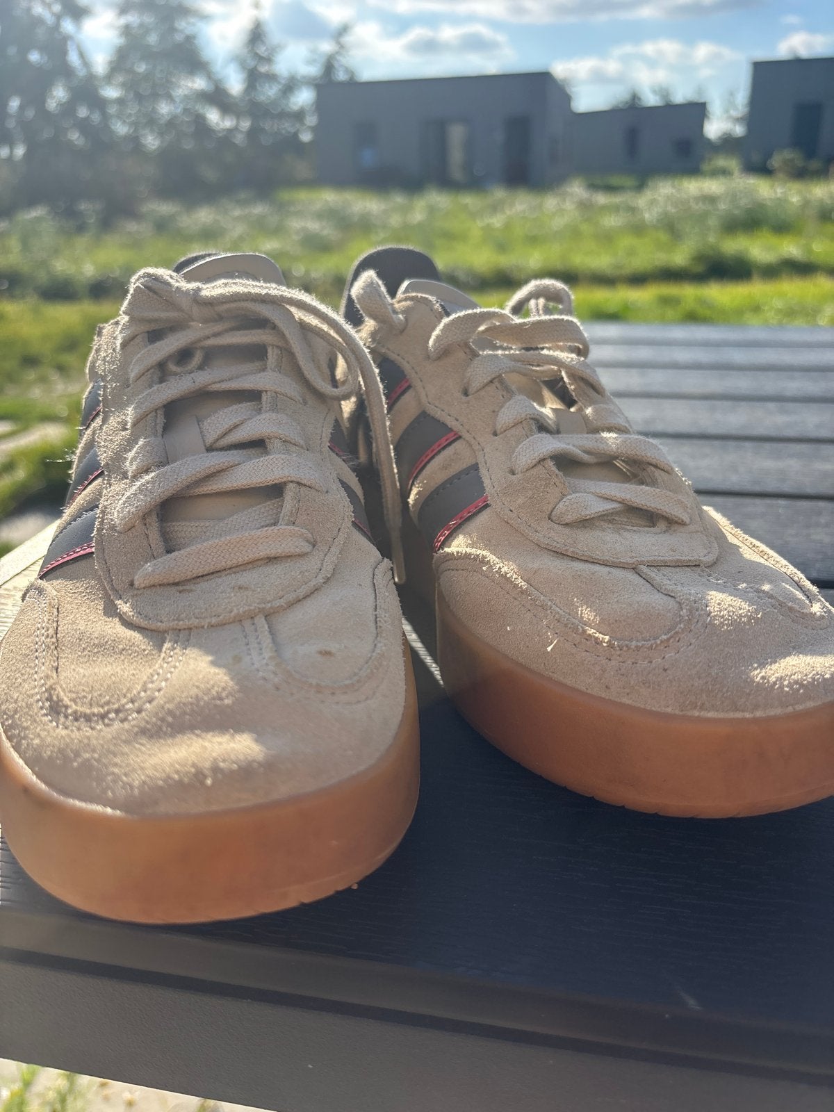 Adidas sneakers maat 41, Ophalen, Bruin, Sneakers of Gympen, Zo goed als nieuw