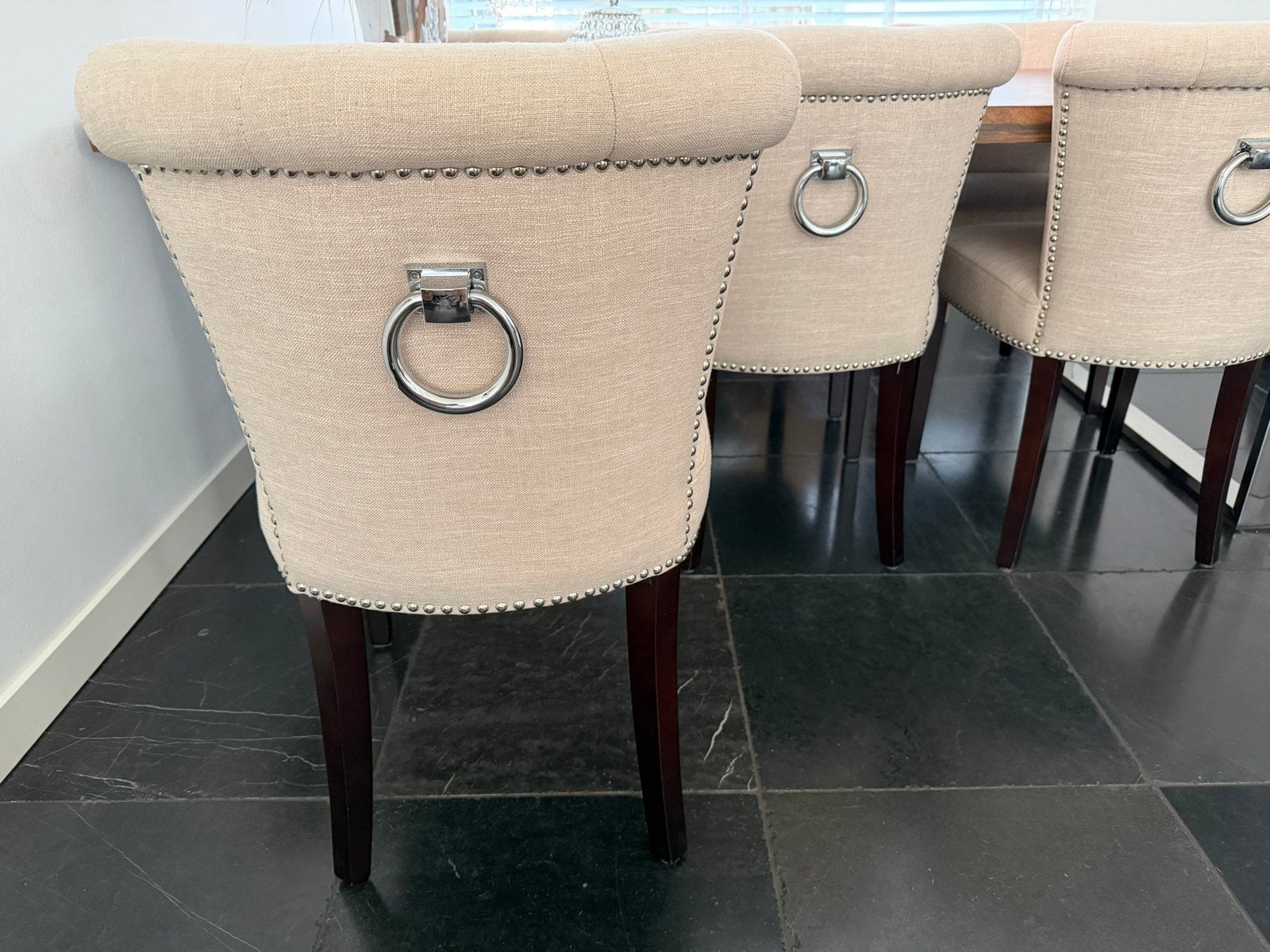 6 Rofra eetkamerstoelen - Zo goed als nieuw, Ophalen, Overige kleuren, Zo goed als nieuw, Stof