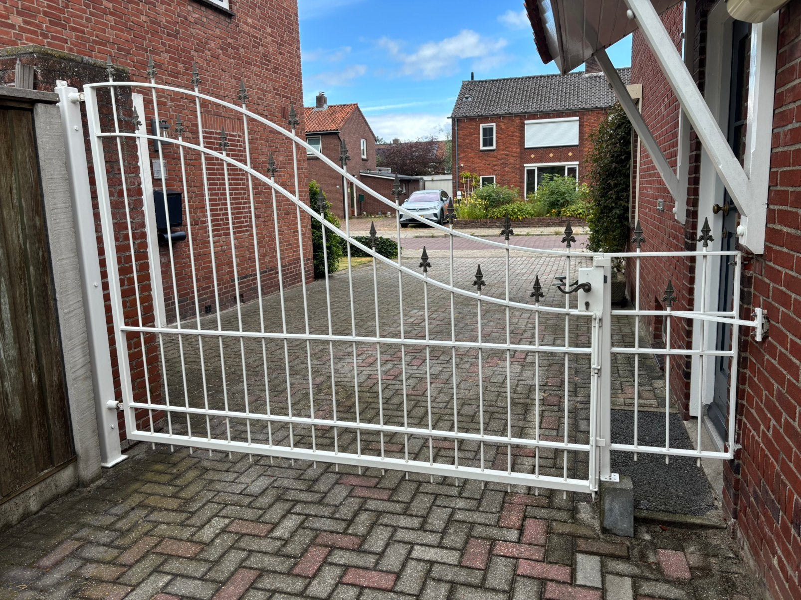 Ijzeren sierpoort, Tuin en Terras, Tuinhekken en Hekwerk, Ophalen, Zo goed als nieuw, IJzer, Sierhekwerk