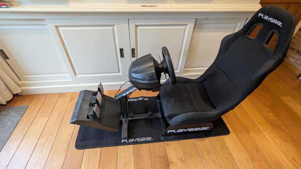 PlaySeat Evolution actifit met Thrustmaster T300 RSGT, Ophalen of Verzenden, Zo goed als nieuw, Playseat of Racestoel, PlayStation 3