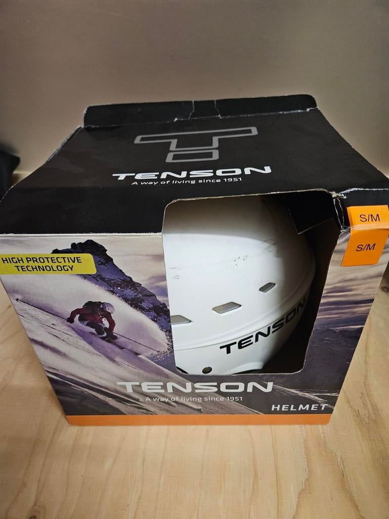 Tenson skihelm maat S/M wit, Overige merken, Gebruikt, Overige typen, Ophalen of Verzenden