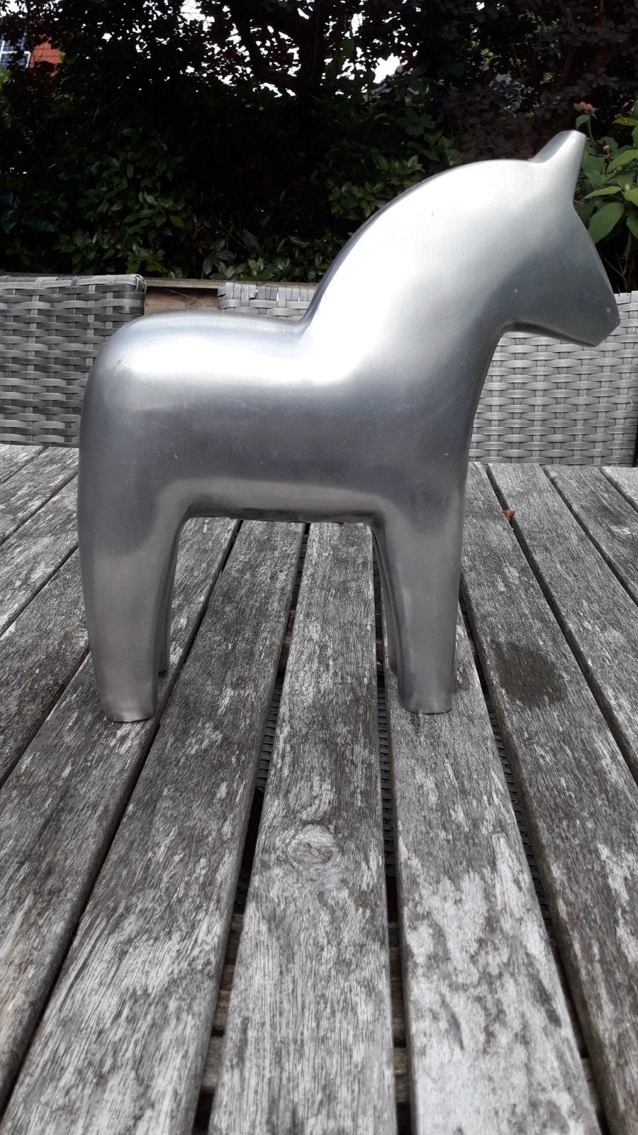 Ikea groot metalen Dala paard Finansiell, Ophalen of Verzenden