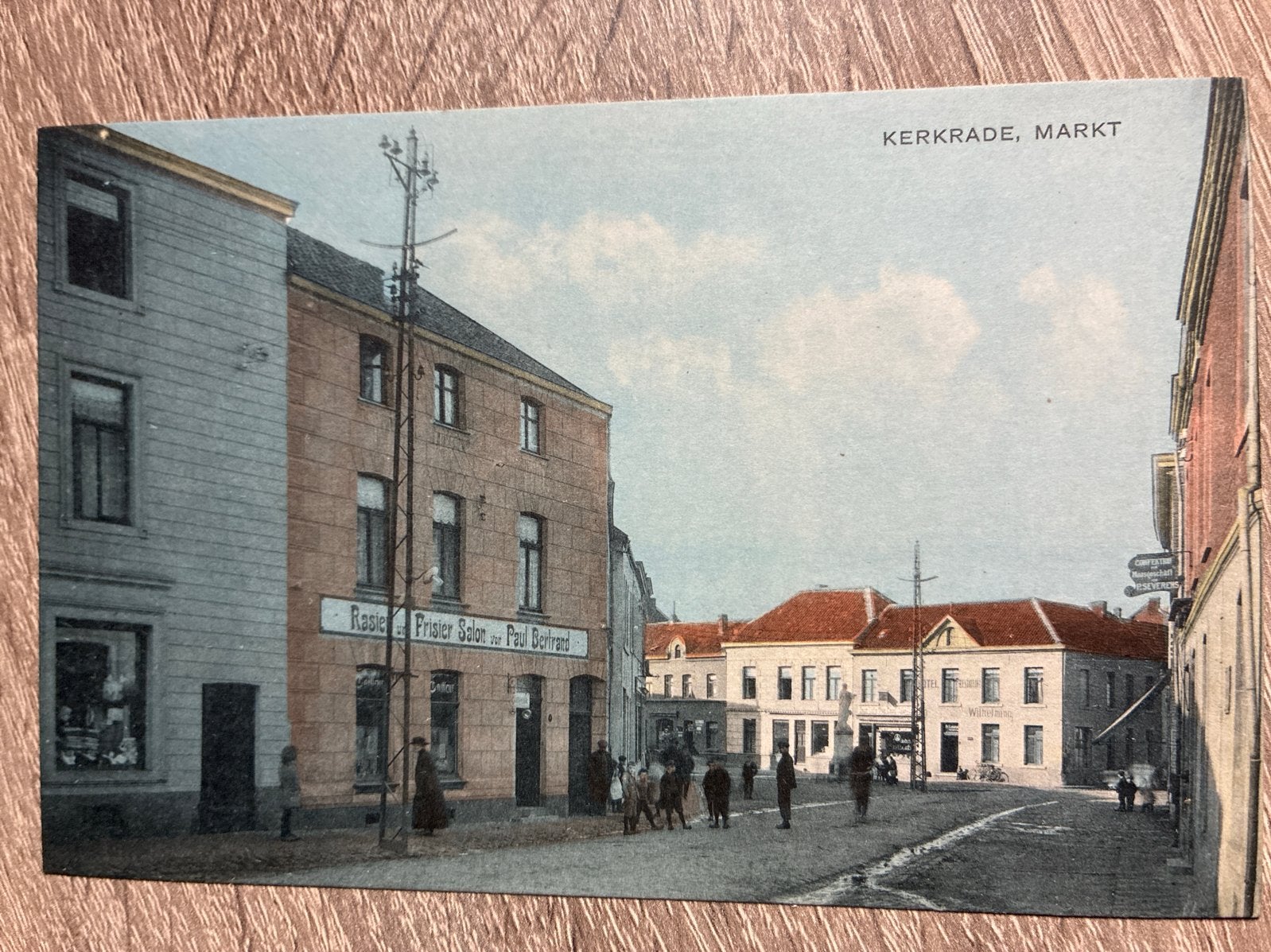 Oude Ansichtkaart Kerkrade Markt - Voor 1920, Verzamelen, Ansichtkaarten | Nederland, Ophalen of Verzenden, Voor 1920, Ongelopen