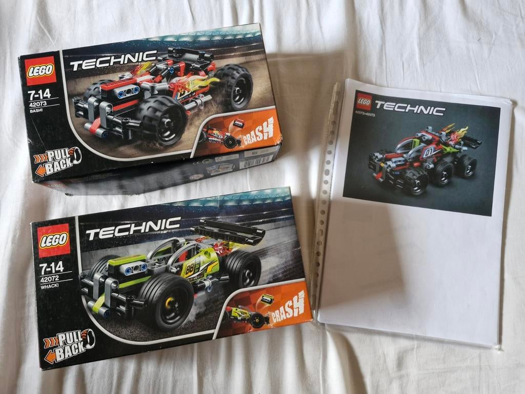 LEGO Technic 42073 &  42072, Lego, Compleet, Ophalen of Verzenden, Zo goed als nieuw