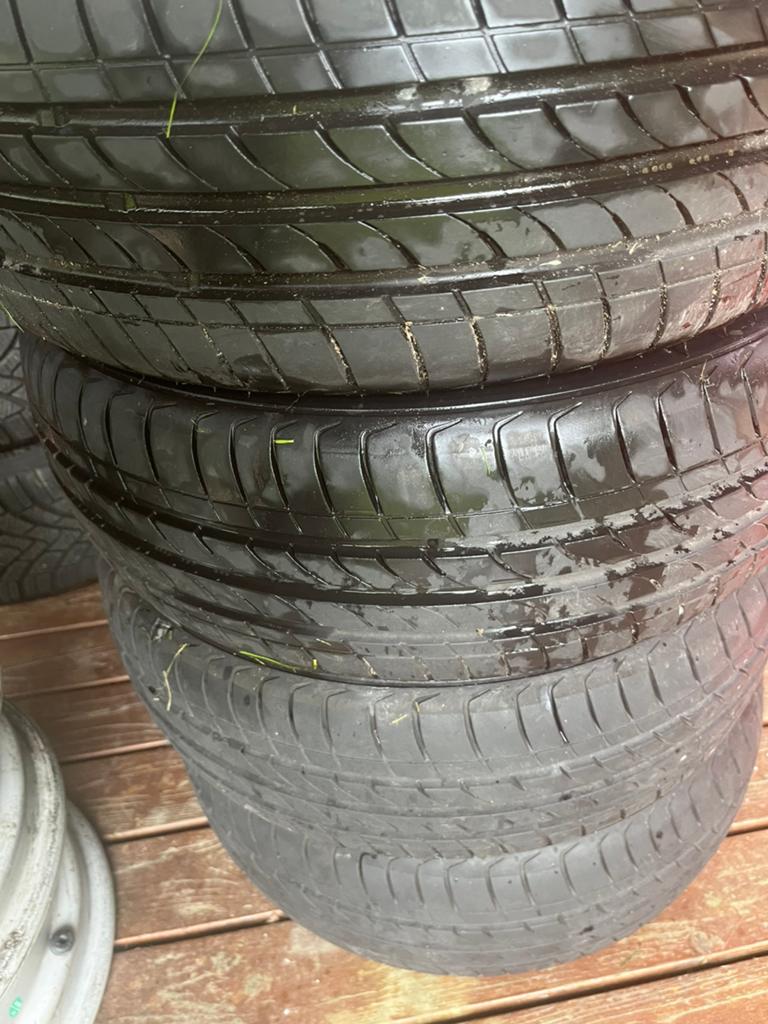 ✅zgan ✅25€ voor alle 4 165 50 15 165/50r15 copen, Ophalen of Verzenden, Gebruikt, Daihatsu