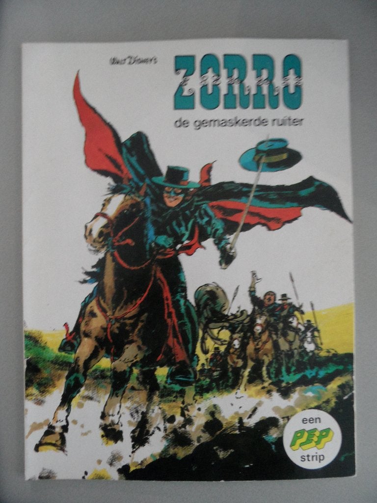 Zorro. De gemaskerde ruiter. 1974., Eén stripboek, Ophalen of Verzenden, Gelezen