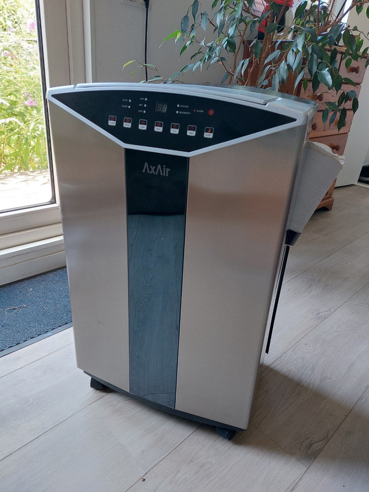 Krachtige mobiele airco AxAir GAM 14 : ruim 12.000 BTU!!, Witgoed en Apparatuur, Airco's, Ophalen, Gebruikt, Timer, 3 snelheden of meer