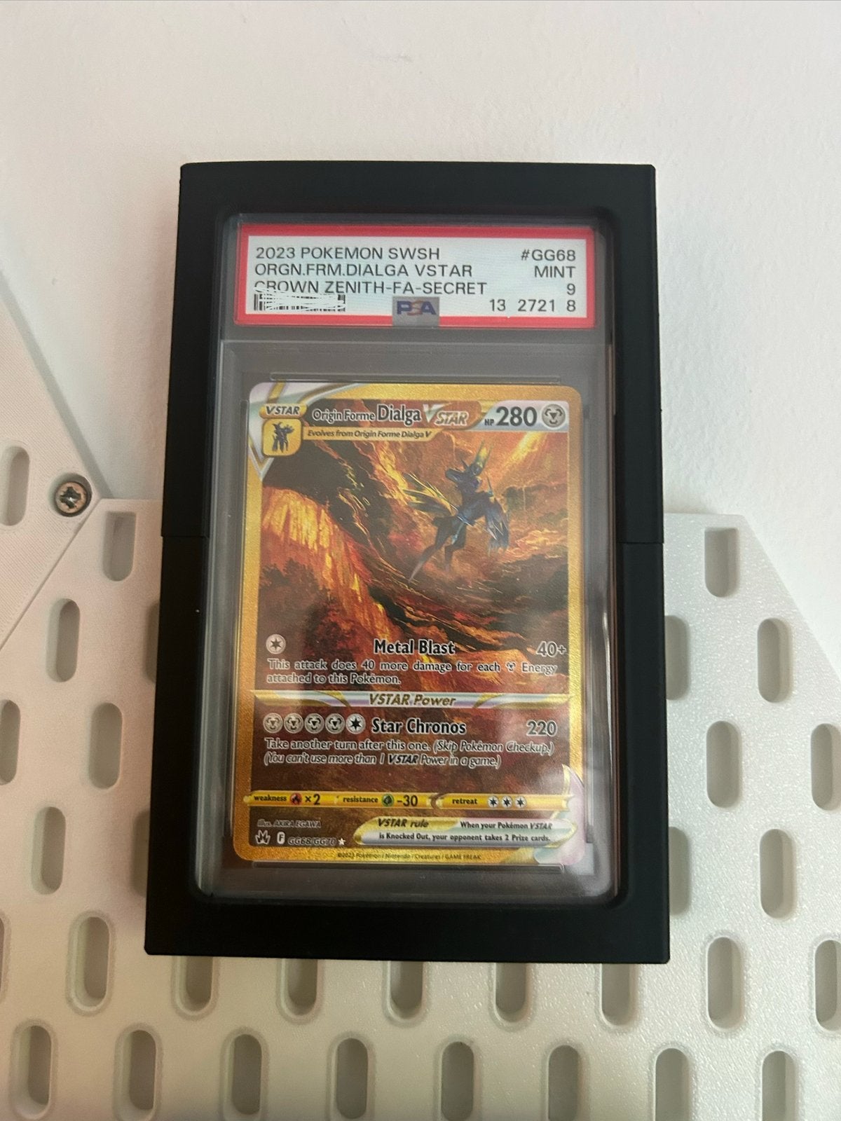 Dialga en palkia vstar PSA 9 pokemonkaart, Hobby en Vrije tijd, Verzamelkaartspellen | Pokémon, Verzenden, Zo goed als nieuw