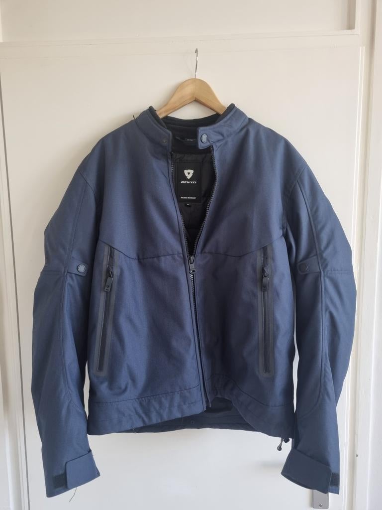 REV'IT! Revit Shade H2O motorjas xl / xxl- Blauw, Motoren, Kleding | Motorkleding, REV'IT!, Jas | textiel, Heren, Ophalen of Verzenden