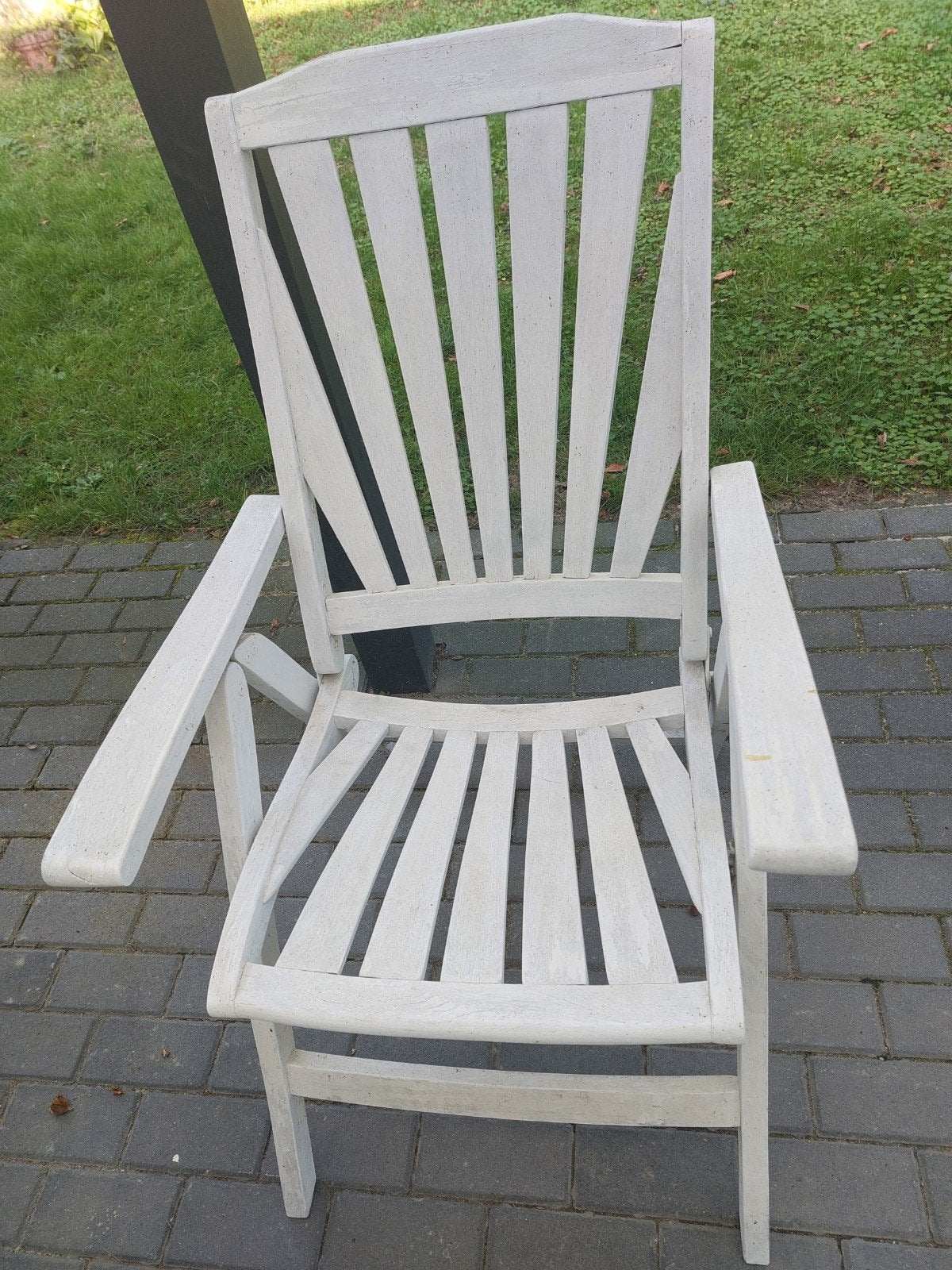 3 Teak Tuinstoelen - Gebruikt maar Goed, Tuin en Terras, Ophalen, Gebruikt, Teakhout