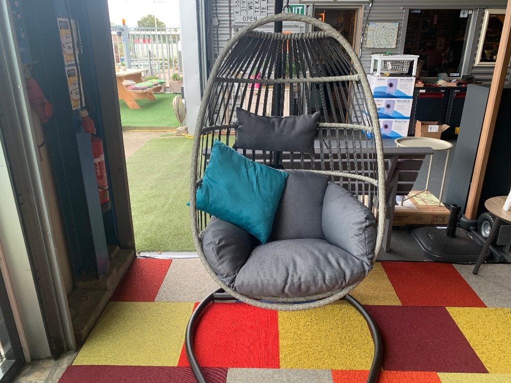 Tuin schommelstoel Koko, Tuin en Terras, Ophalen, Nieuw, Metaal, Inklapbaar