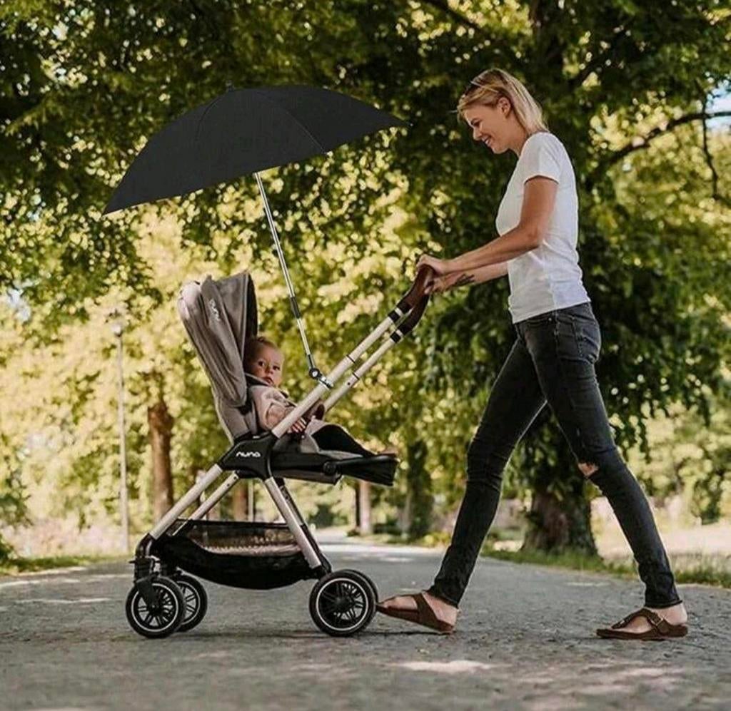 ISI MINI Universele kinderwagen parasol - Zwart Nieuw!, Ophalen of Verzenden, Gebruikt, Kinderwagen, Overige merken