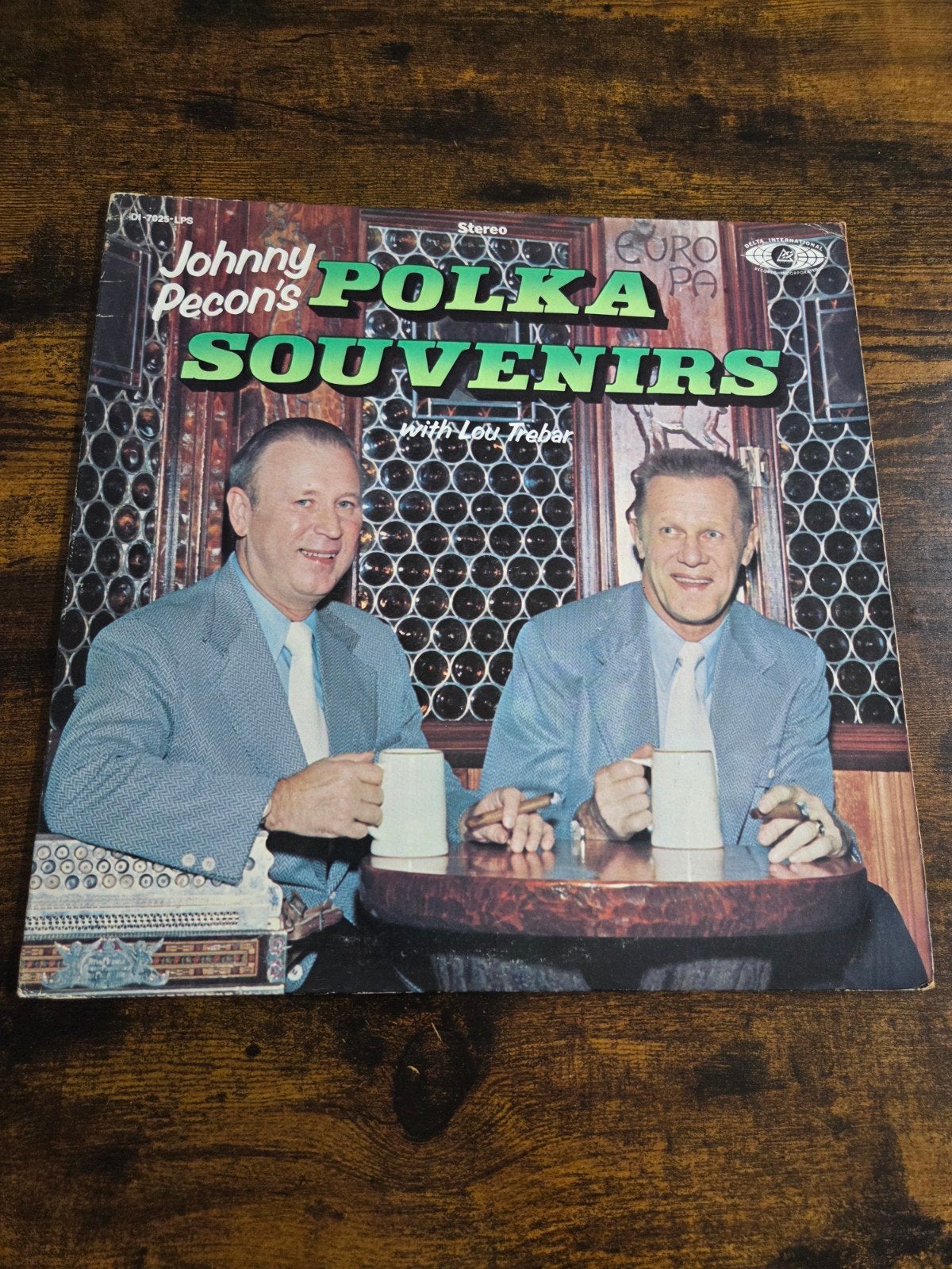 Johnny Pecon's Polka Souvenirs LP - Vintage Polka Muziek, LP, Gebruikt, Ophalen of Verzenden, Levenslied of Smartlap