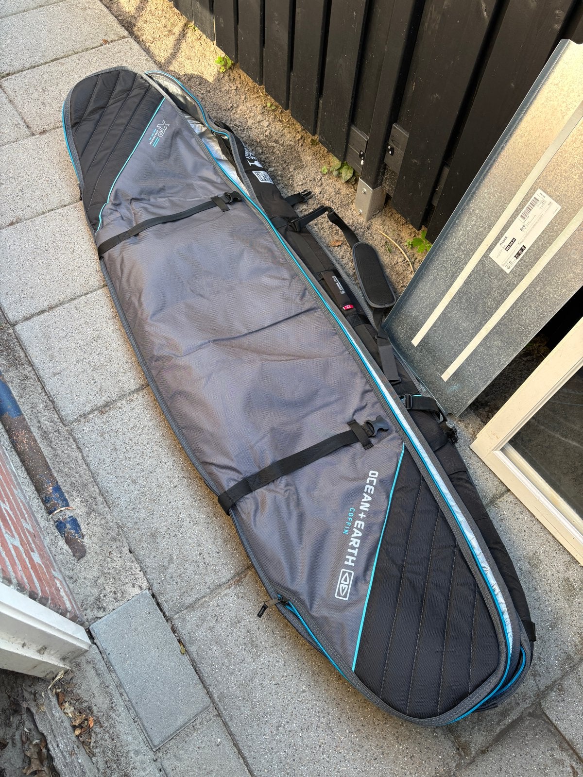 Ocean & Earth Coffin Travel Double Boardbag 7'0 (2.15m), Ophalen of Verzenden, Zo goed als nieuw, Longboard