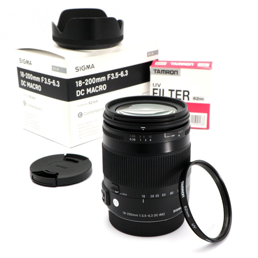 SIGMA 18-200mm f/3.5-6.3 DC Macro OS HSM Contemporary Canon, Sigma, Ophalen of Verzenden, Zo goed als nieuw, Standaardlens