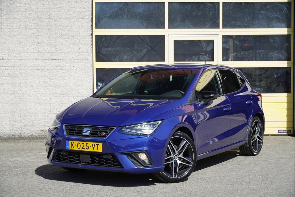 SEAT Ibiza 1.0 TSI 5drs FR Business Intense Plus BJ2021 Lmv, Auto's, Seat, 1028 kg, Blauw, Ibiza, Origineel Nederlands