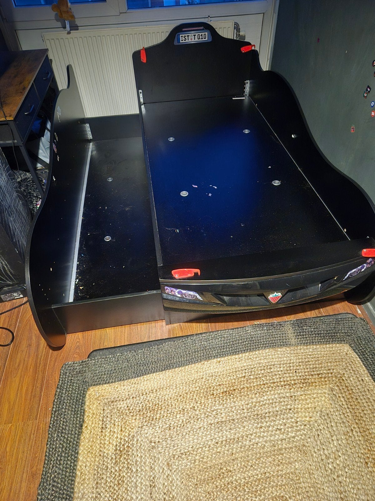 auto bed gratis af te halen., Ophalen, Gebruikt, Minder dan 140 cm, Matras