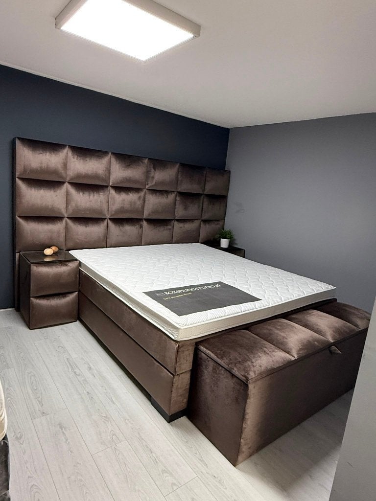 Maatwerk boxspring Rijswijk | past altijd, 1 kruk, Ophalen of Verzenden, Nieuw
