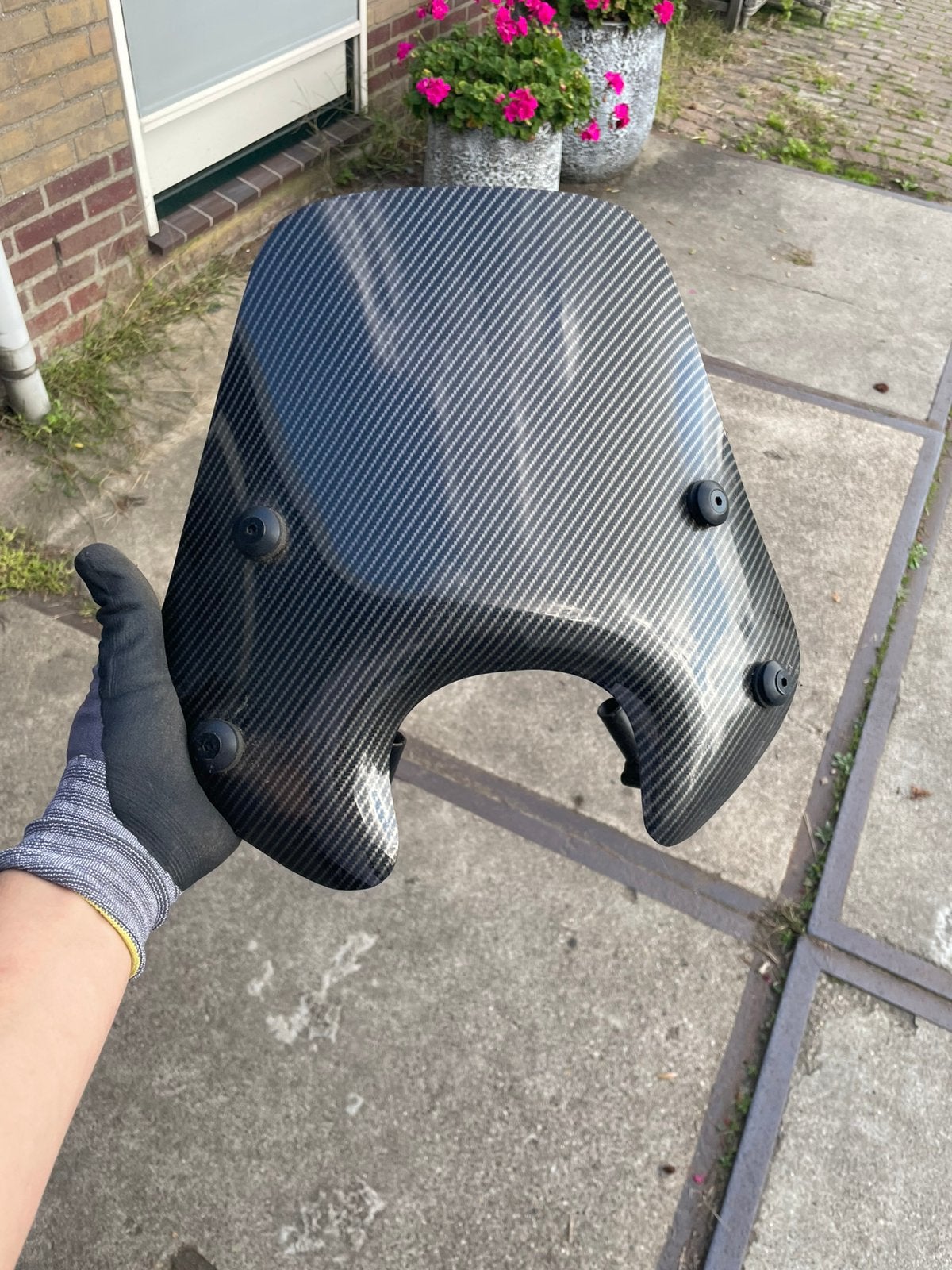 Carbon windscherm, piaggio zip, Ophalen, Zo goed als nieuw, Benzine, Zip