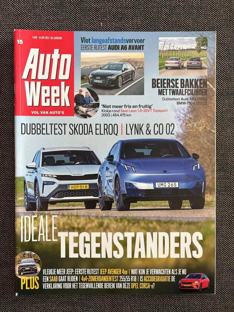 AutoWeek Magazine - 9-16 april 2025 - Skoda Elroq, Ophalen of Verzenden, Nieuw