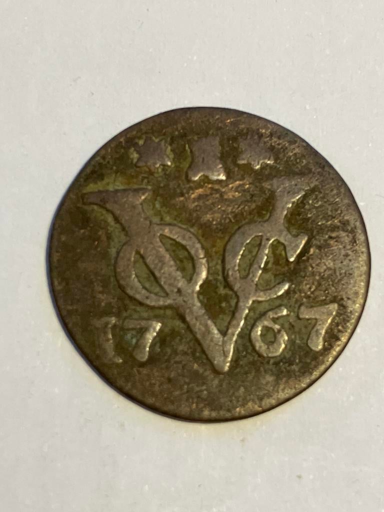 VOC duit Zeeland 1767, Ophalen of Verzenden, Vóór koninkrijk, Overige waardes, Losse munt