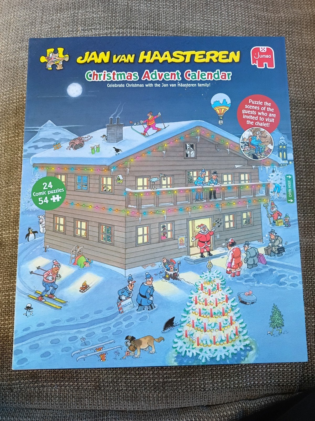 Jan van haasteren advent kalender 2025, Ophalen of Verzenden, 500 t/m 1500 stukjes, Gebruikt, Legpuzzel