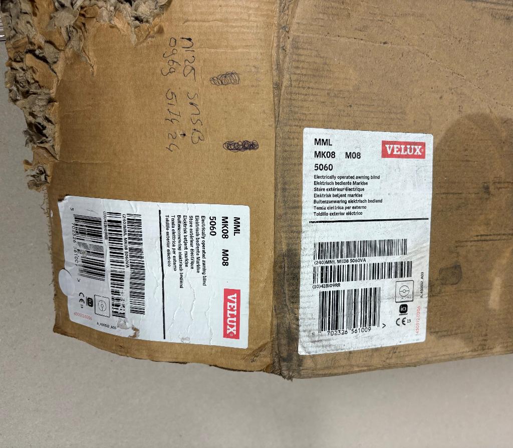 VELUX Buitenzonwering MML MK08 nieuw, Ophalen of Verzenden, Nieuw, Minder dan 80 cm, Dakraam