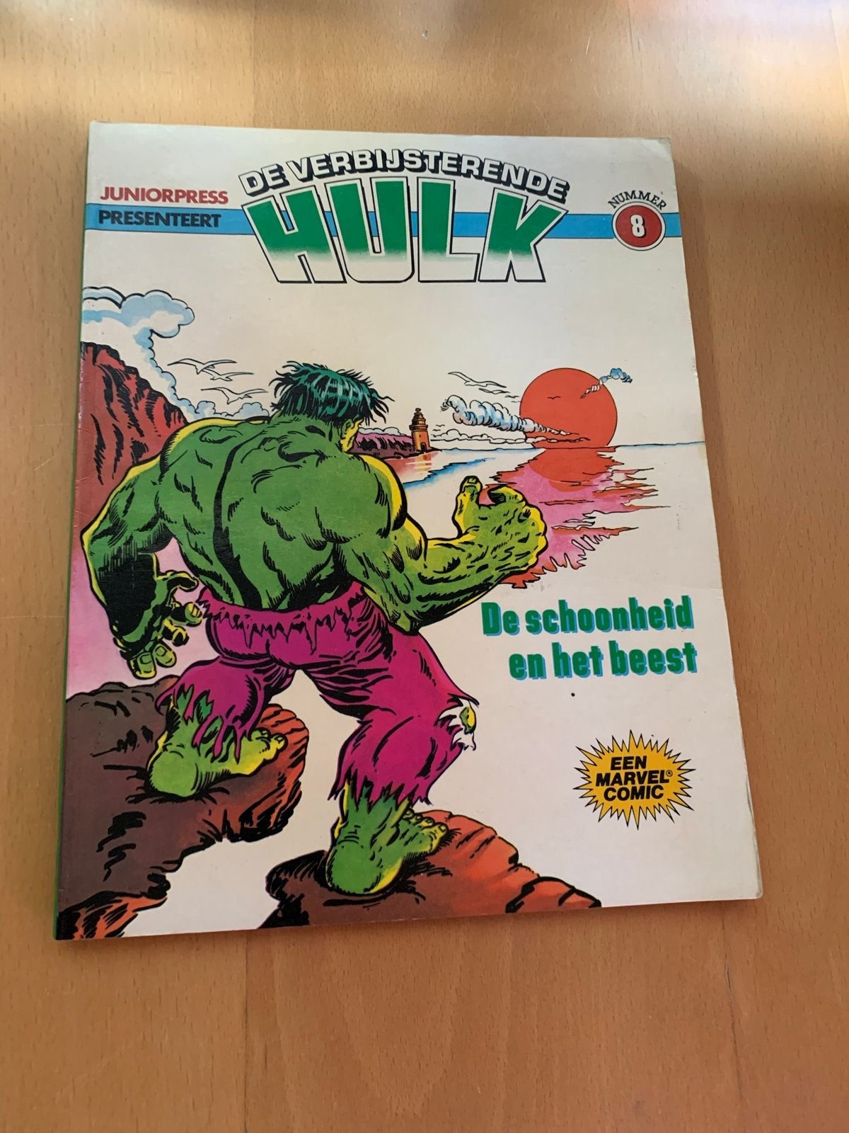 De Verbazingwekkende Hulk - Nummer 8 (Juniorpress), Boeken, Eén stripboek, Ophalen of Verzenden, Gelezen