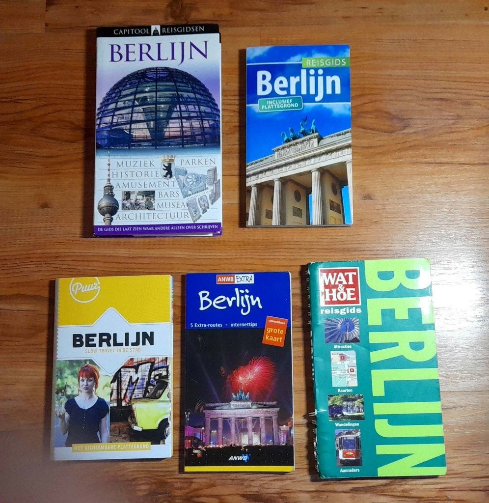 Pakket van 5 Reisgidsen Berlijn, Europa, Ophalen of Verzenden, Reisgids of -boek, Gelezen