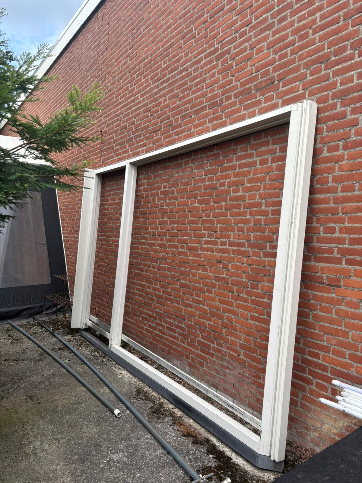 Kozijn met deuropening, Ophalen, Zo goed als nieuw, Hout, Raamkozijn