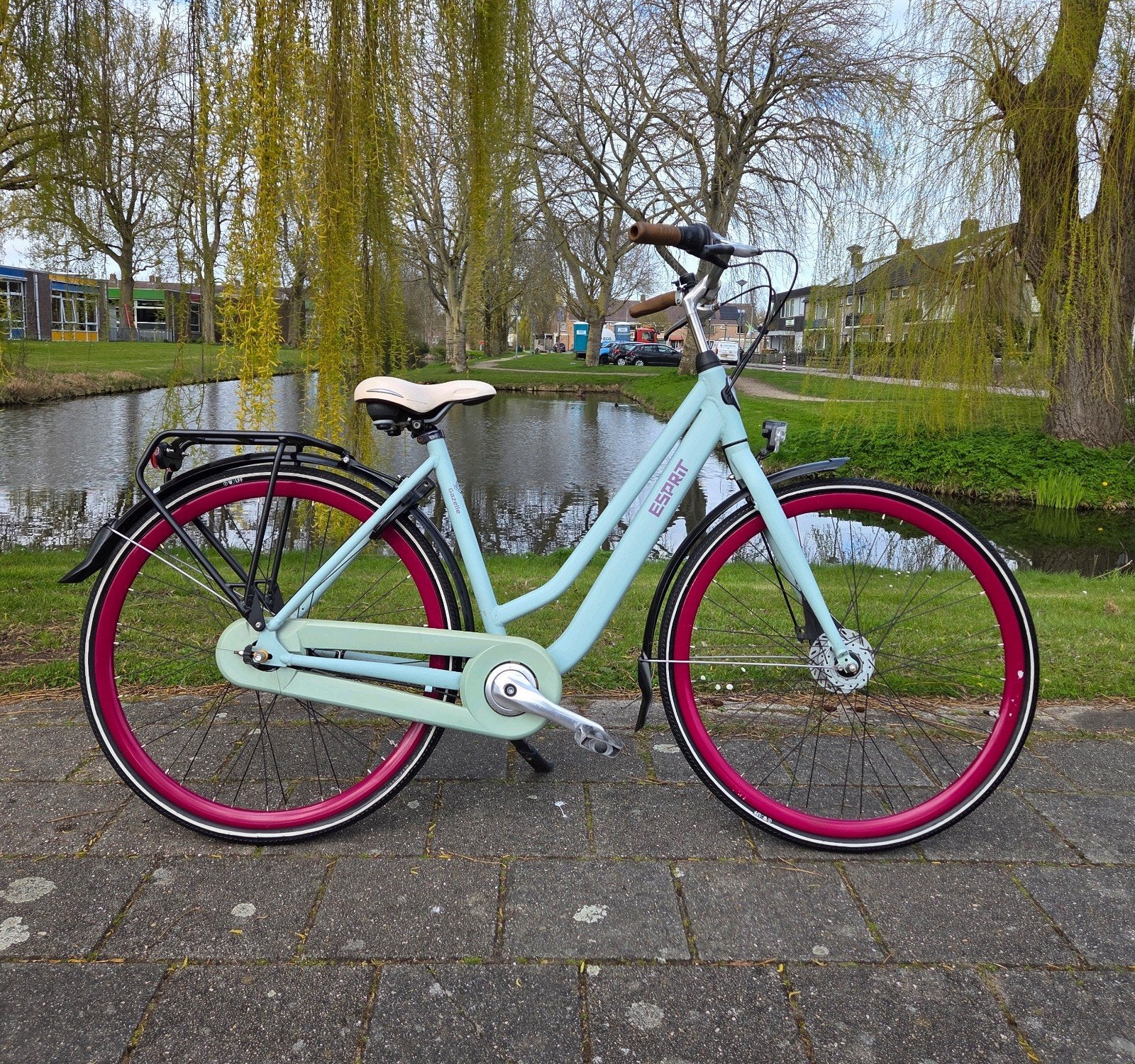 Damesfiets/meisjesfiets Gazelle esprit Framemaat 49, Ophalen, 47 tot 50 cm, Versnellingen, Zo goed als nieuw
