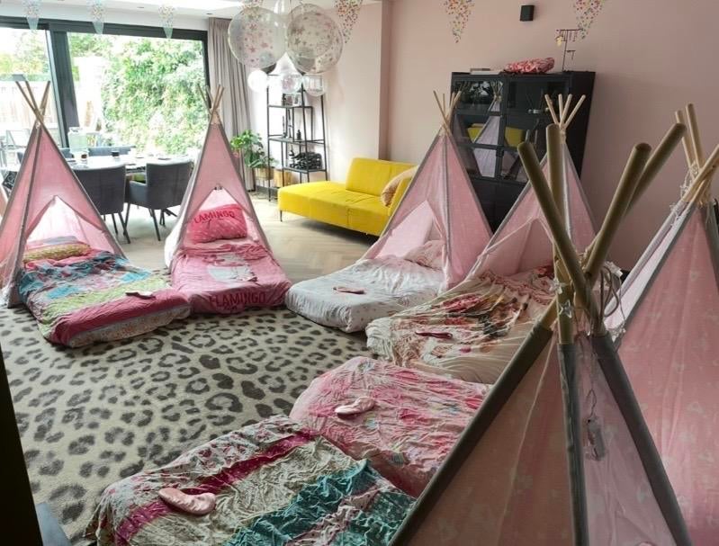 Wigwam tenten voor kinderfeestjes en slaapfeestjes, Kinderen en Baby's, Speelgoed | Speeltenten, Ophalen, Gebruikt