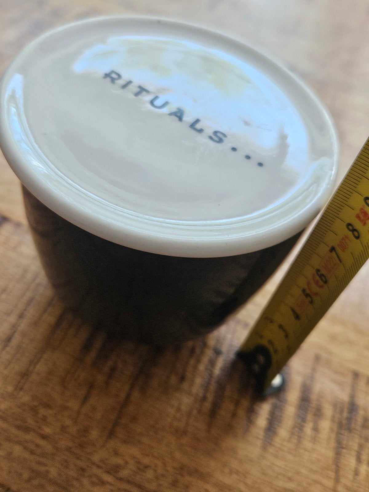 Rituals kopje met deksel, Keramiek, Ophalen of Verzenden, Zo goed als nieuw, Effen