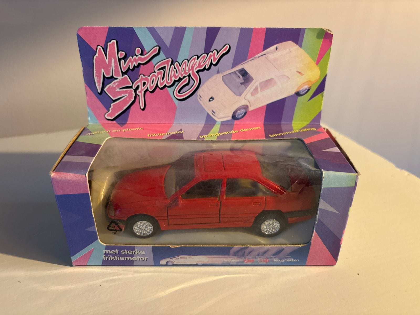 Vintage Mini Sportwagen opel omega Speelgoedauto, Ophalen of Verzenden, Nieuw