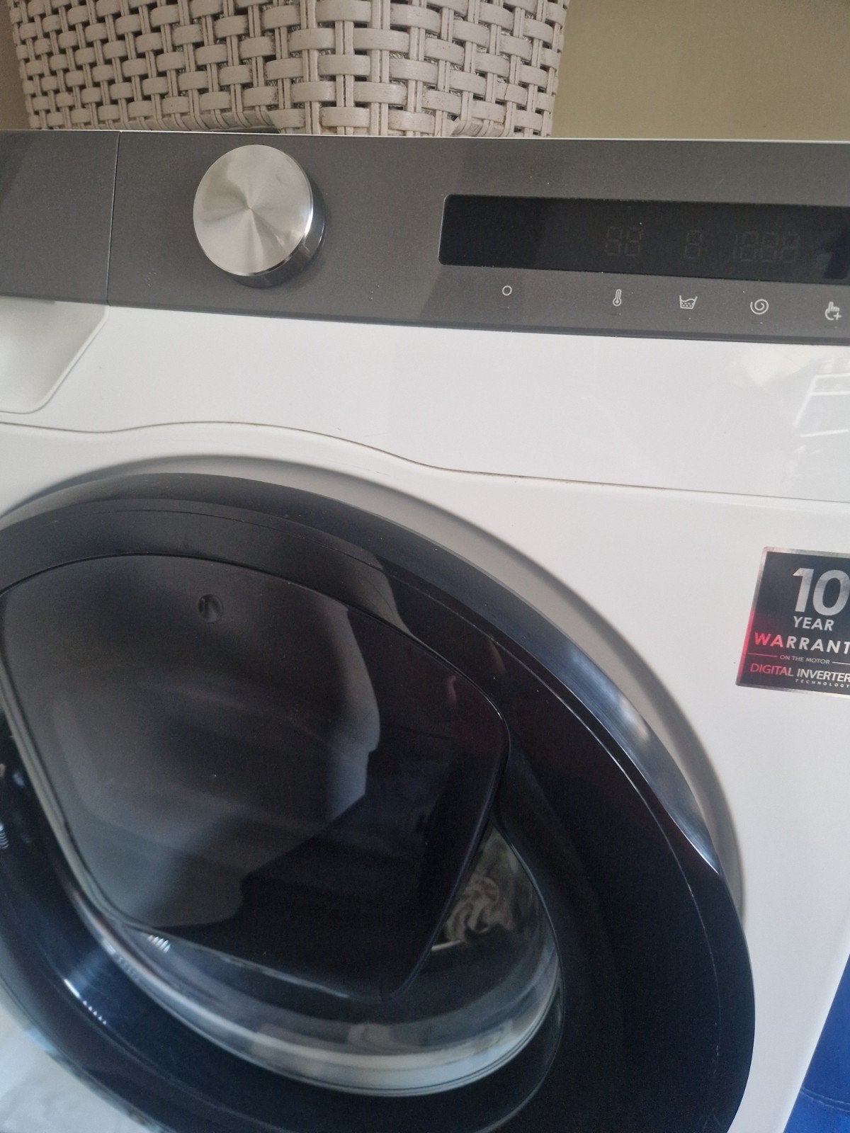 Samsung Wasmachine 9 kg – WW90T554AAT/S2, Ophalen, Zo goed als nieuw, 85 tot 90 cm, 1200 tot 1600 toeren