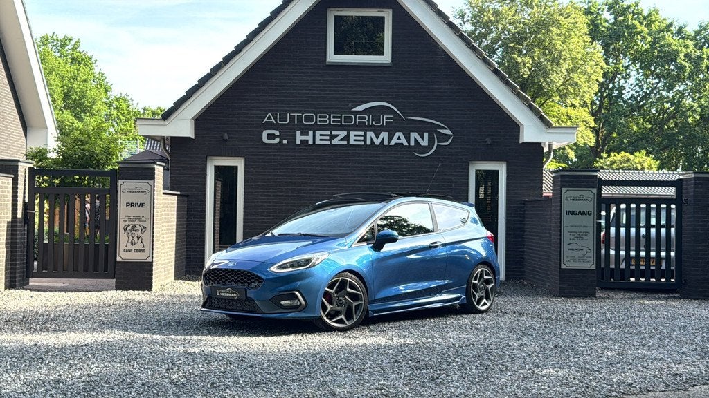 Ford Fiesta 1.5 200PK ST-3 PERFORMANCE MAXTON 1E EIG DEALERO, Voorwielaandrijving, Gebruikt, Zwart, 4 cilinders