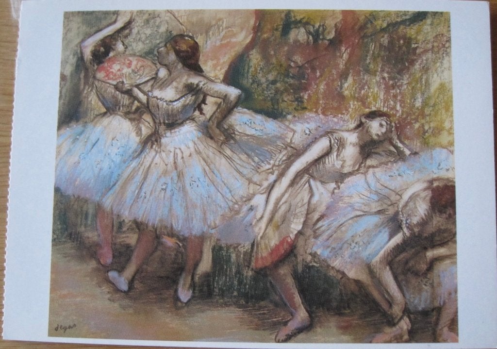 Edgar Degas - Dancers - nieuwe ansichtkaart, Verzamelen, Ophalen of Verzenden, 1980 tot heden, Ongelopen, Overige thema's