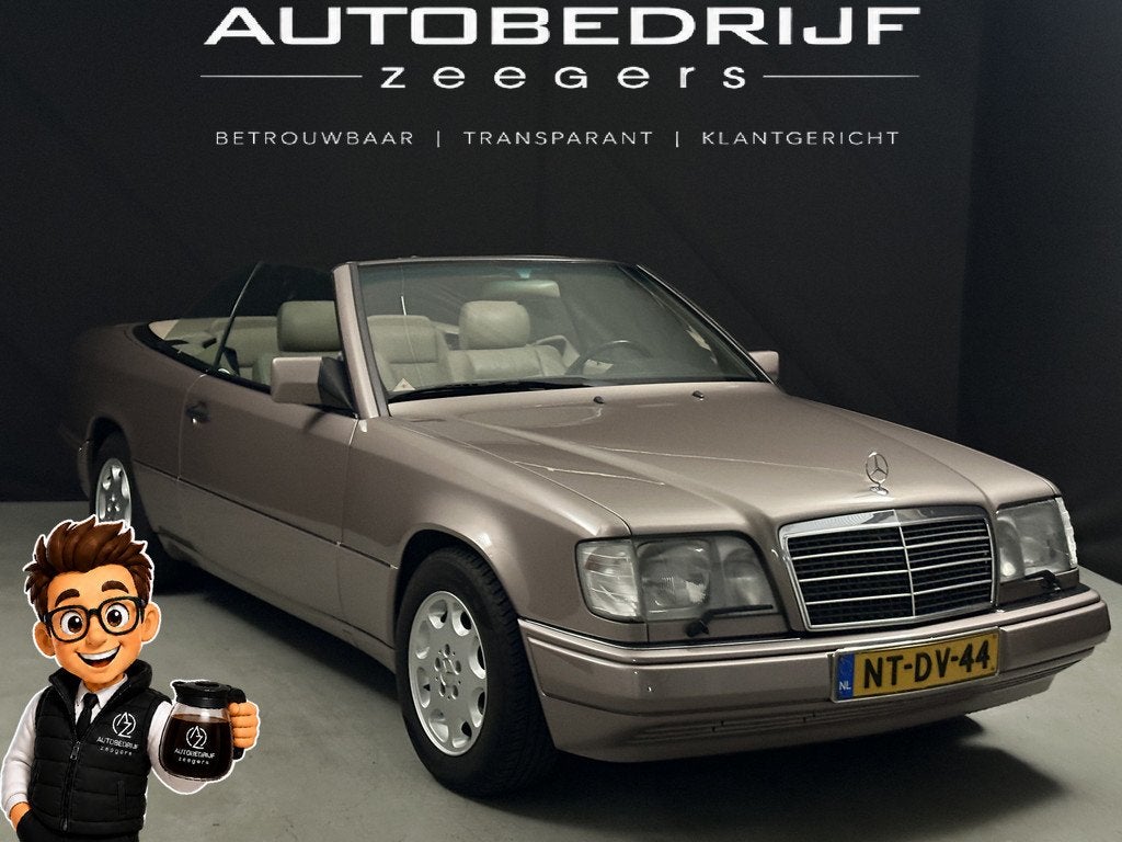 Mercedes-Benz E-Klasse Cabrio 200 CE W124 NIEUWSTAAT, Auto's, Automaat, 1998 cc, Cabriolet, 4 stoelen
