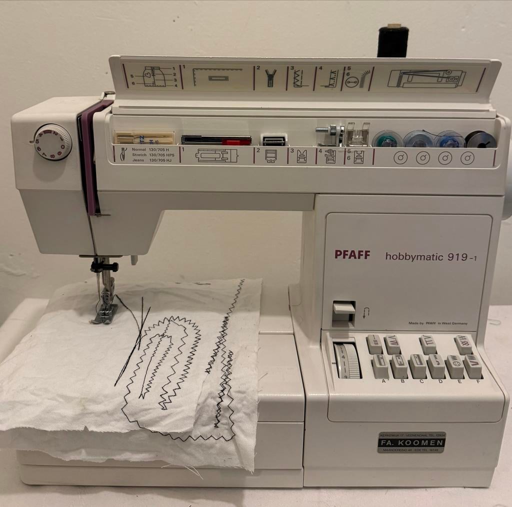PFAFF hobbymatic 919-1 naaimachine, Ophalen, Gebruikt, Naaimachine, Pfaff