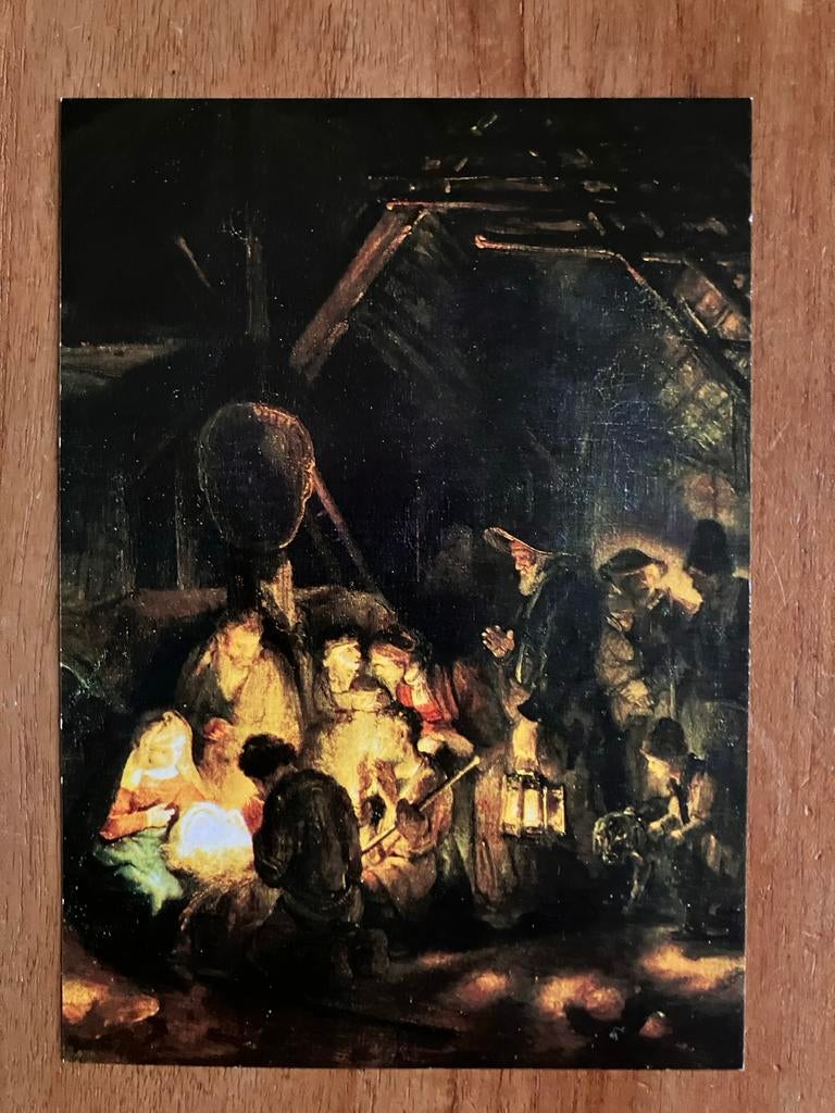 Rembrandt - De aanbidding der herders, Verzamelen, Ophalen of Verzenden, 1980 tot heden, Ongelopen, Overige thema's
