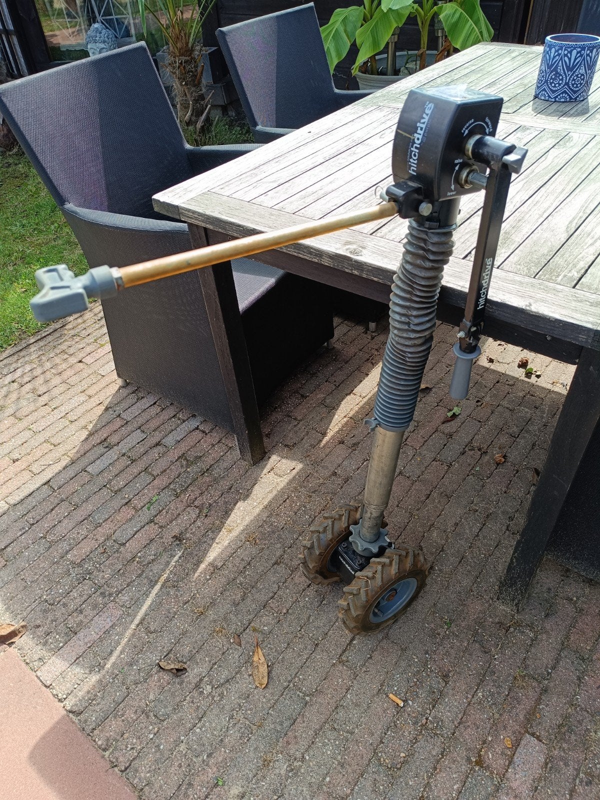 Hitchdrive mover voor aanhanger/caravan, Ophalen