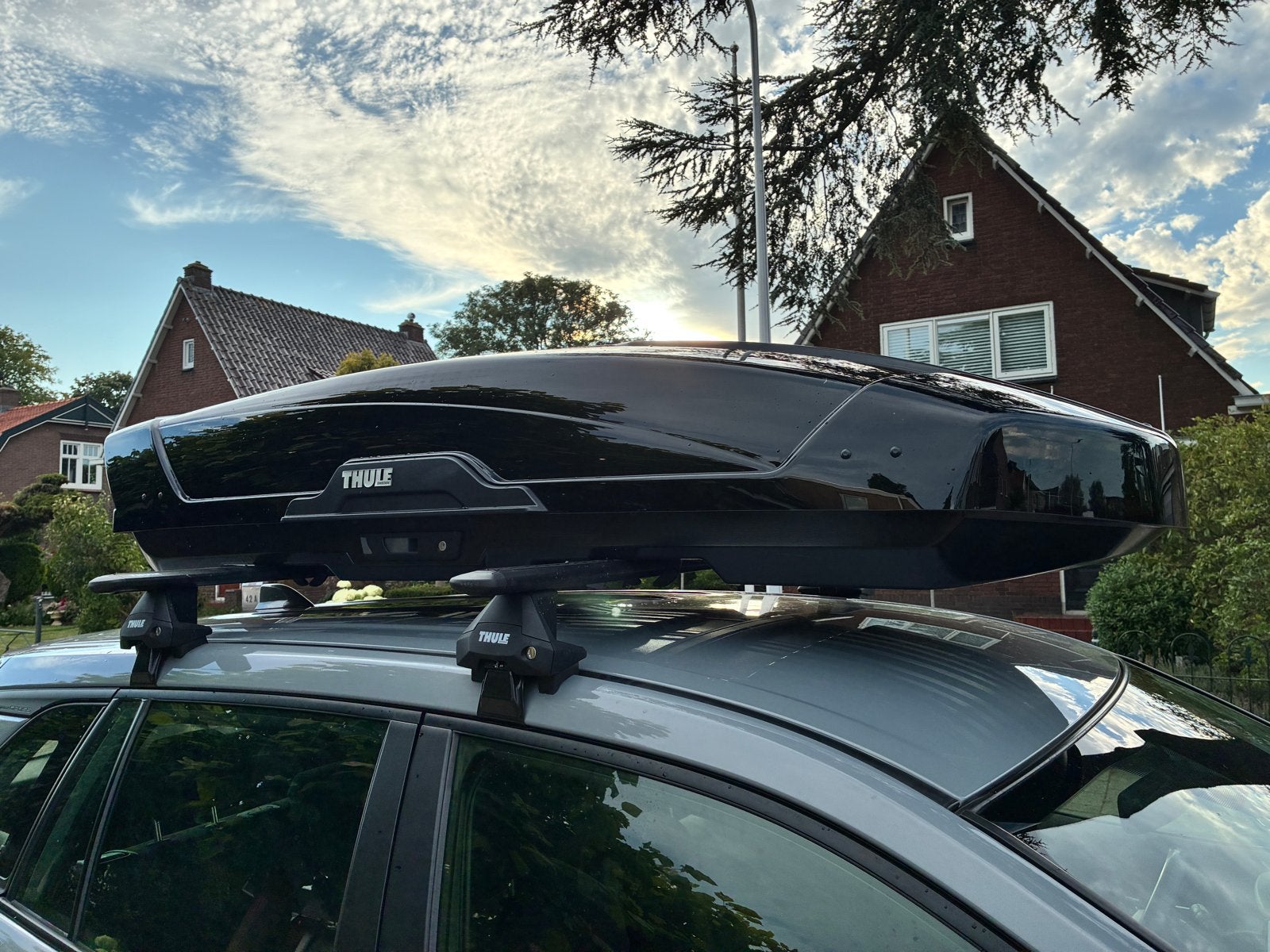 Thule Dakkoffer motion XT XL - Zwart Glanzend, Auto diversen, Ophalen, Gebruikt
