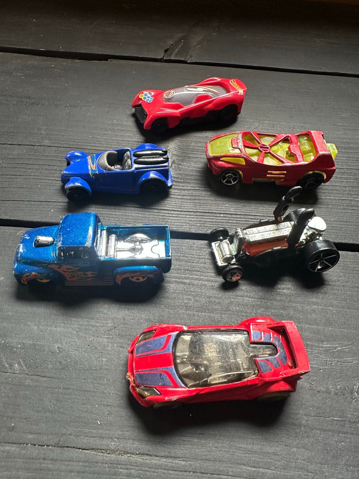 Hotwheels en Burger King plastic auto's, Verzamelen, Ophalen of Verzenden, Gebruikt