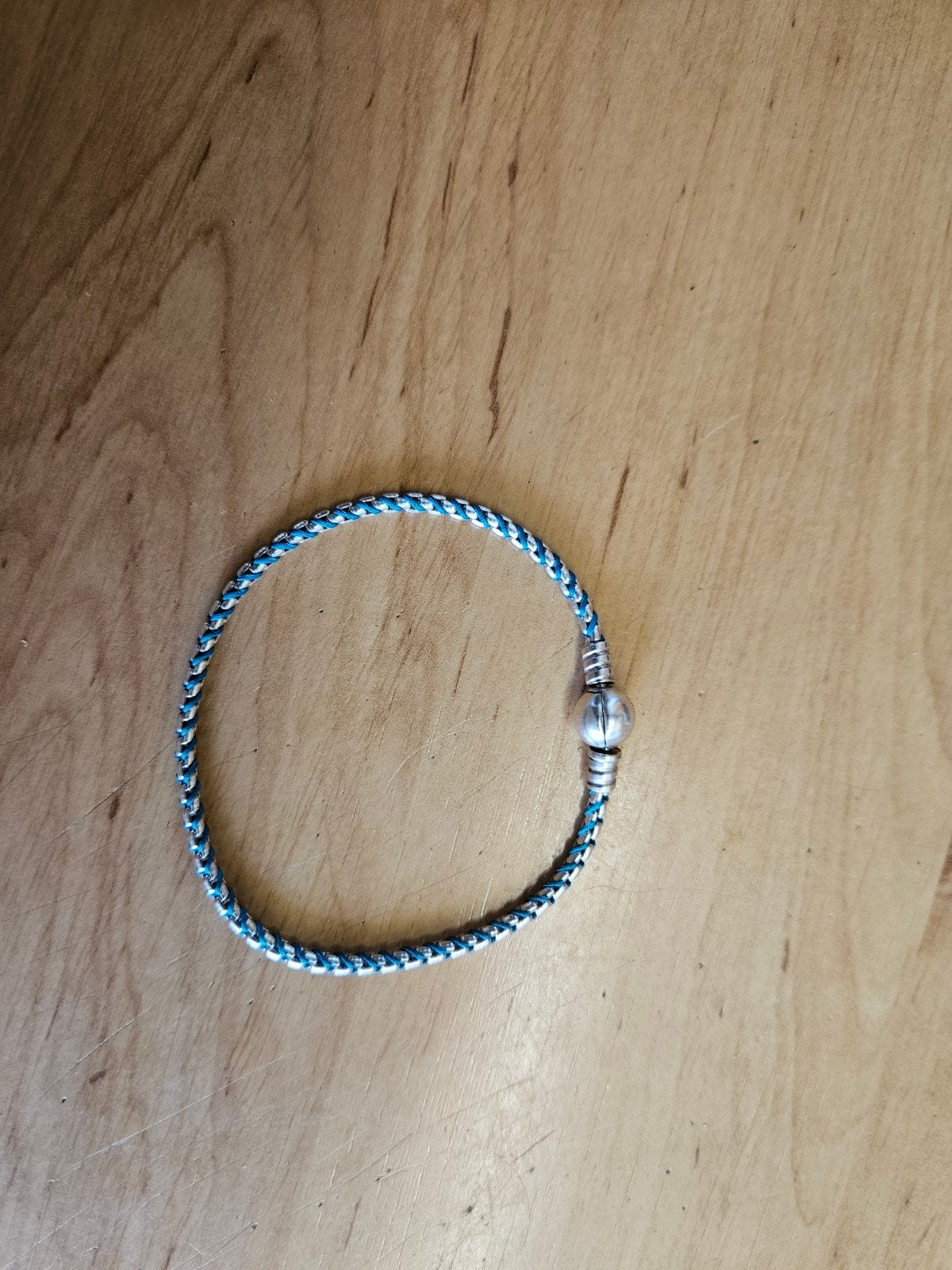 Stoere pandora armband, Sieraden, Tassen en Uiterlijk, Armbanden, Ophalen of Verzenden, Zo goed als nieuw, Zilver, Zilver